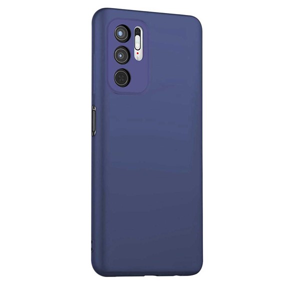 Microsonic Matte Silicone Xiaomi Redmi Note 11 SE Kılıf Lacivert 2