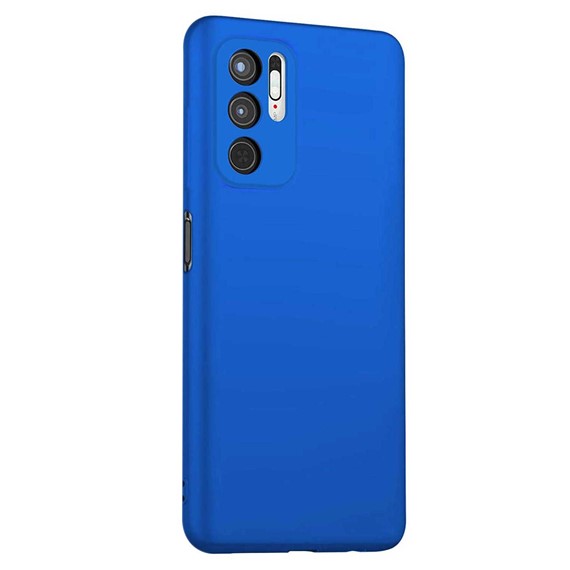 Microsonic Matte Silicone Xiaomi Redmi Note 11 SE Kılıf Mavi 2