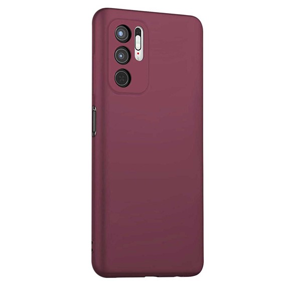 Microsonic Matte Silicone Xiaomi Redmi Note 11 SE Kılıf Mor 2