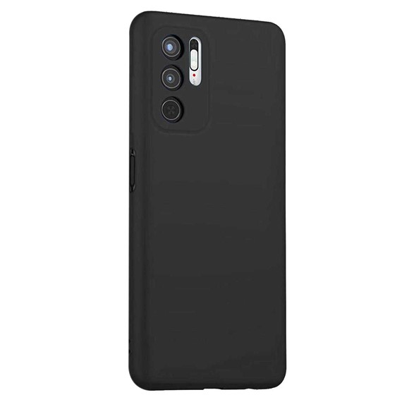 Microsonic Matte Silicone Xiaomi Redmi Note 11 SE Kılıf Siyah 2