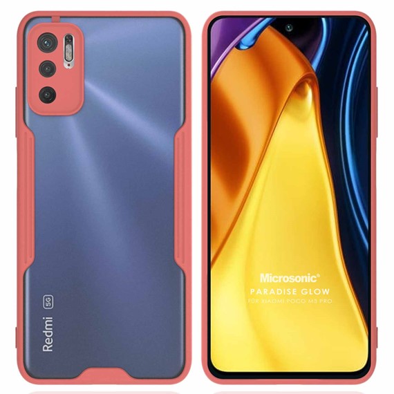 Microsonic Xiaomi Poco M3 Pro Kılıf Paradise Glow Pembe 1