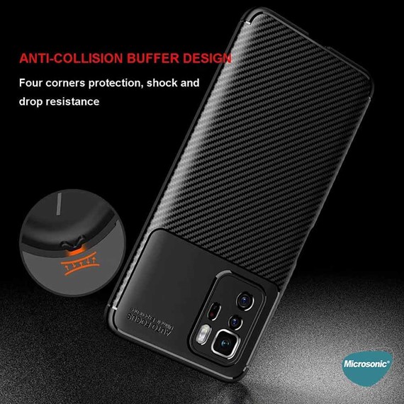 Microsonic Xiaomi Poco X3 GT Kılıf Legion Series Kahverengi 7