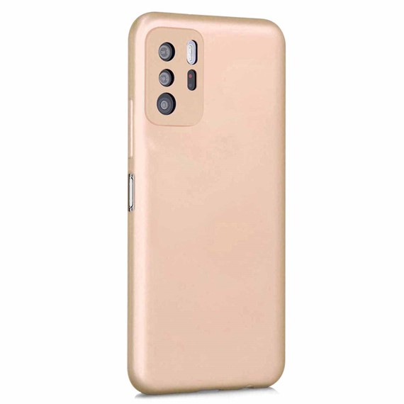 Microsonic Matte Silicone Xiaomi Poco X3 GT Kılıf Gold 2