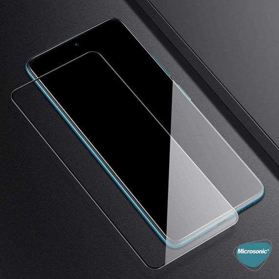 Microsonic Xiaomi Poco X3 GT Tam Kaplayan Temperli Cam Ekran Koruyucu Siyah 5
