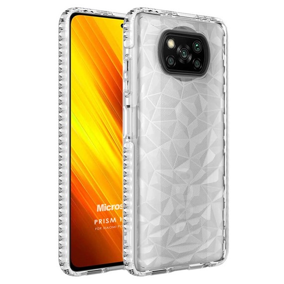 Microsonic Xiaomi Poco X3 Pro Kılıf Prism Hybrid Şeffaf 1