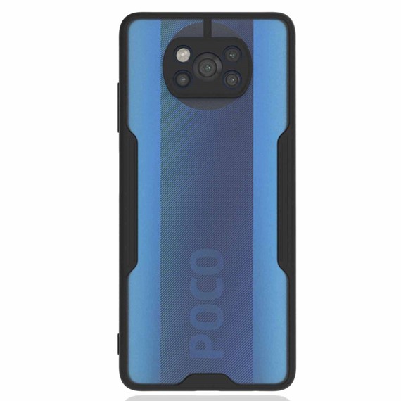 Microsonic Xiaomi Poco X3 Pro Kılıf Paradise Glow Siyah 2