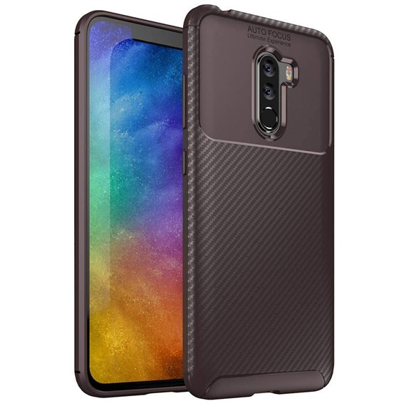 Microsonic Xiaomi Pocophone F1 Kılıf Legion Series Kahverengi 1