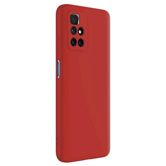 Microsonic Matte Silicone Xiaomi Redmi 10 2022 Kılıf Kırmızı 2