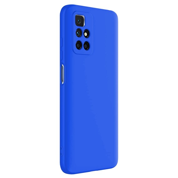 Microsonic Matte Silicone Xiaomi Redmi 10 Kılıf Mavi 2