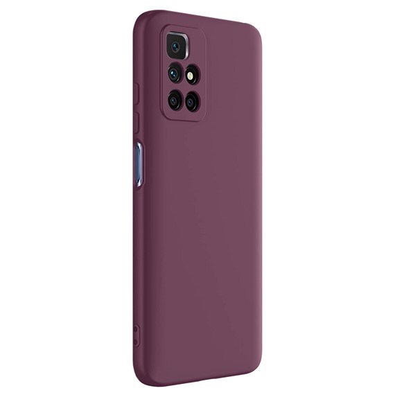 Microsonic Matte Silicone Xiaomi Redmi 10 Kılıf Mor 2