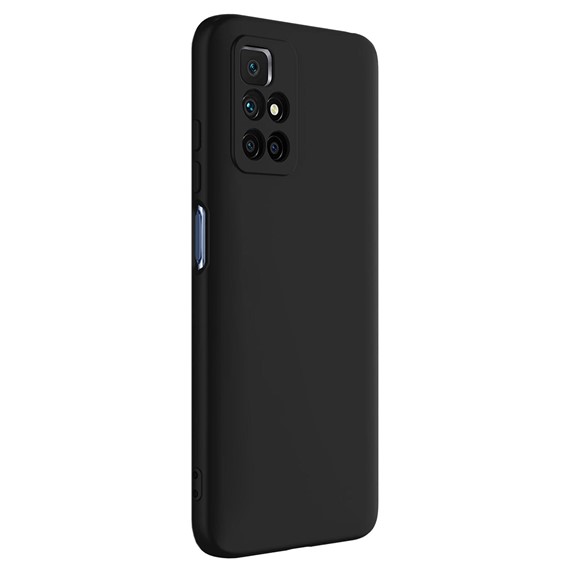 Microsonic Matte Silicone Xiaomi Redmi 10 Kılıf Siyah 2