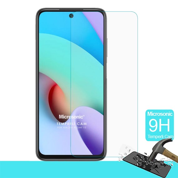 Microsonic Xiaomi Redmi 10 Tempered Glass Cam Ekran Koruyucu 1