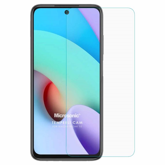 Microsonic Xiaomi Redmi 10 Tempered Glass Cam Ekran Koruyucu 2