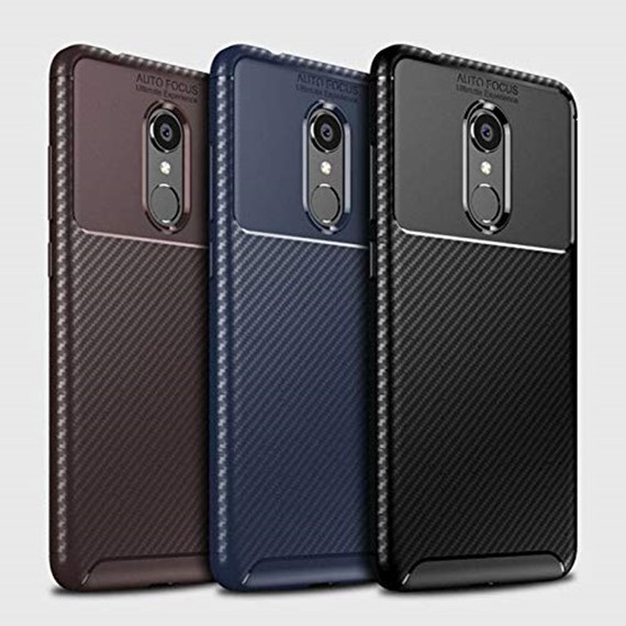 Microsonic Xiaomi Redmi 5 Plus Kılıf Legion Series Kahverengi 4