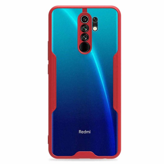 Microsonic Xiaomi Redmi 9 Kılıf Paradise Glow Kırmızı 2