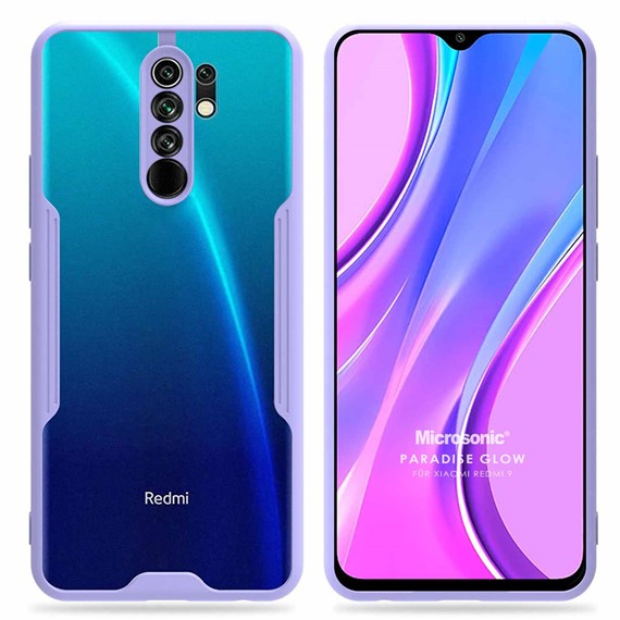 Microsonic Xiaomi Redmi 9 Kılıf Paradise Glow Lila 1