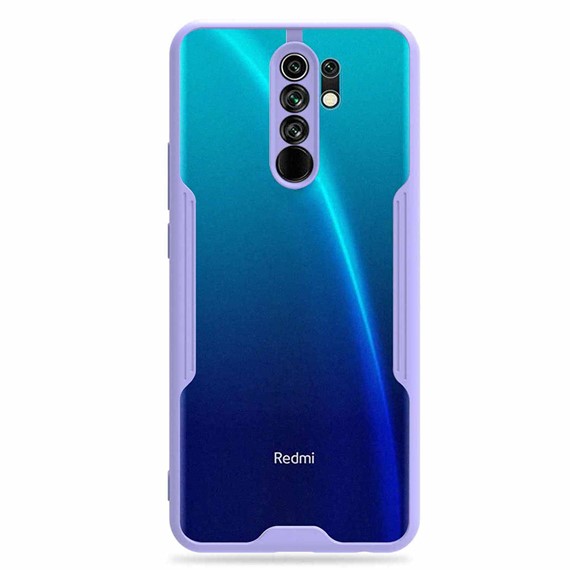 Microsonic Xiaomi Redmi 9 Kılıf Paradise Glow Lila 2