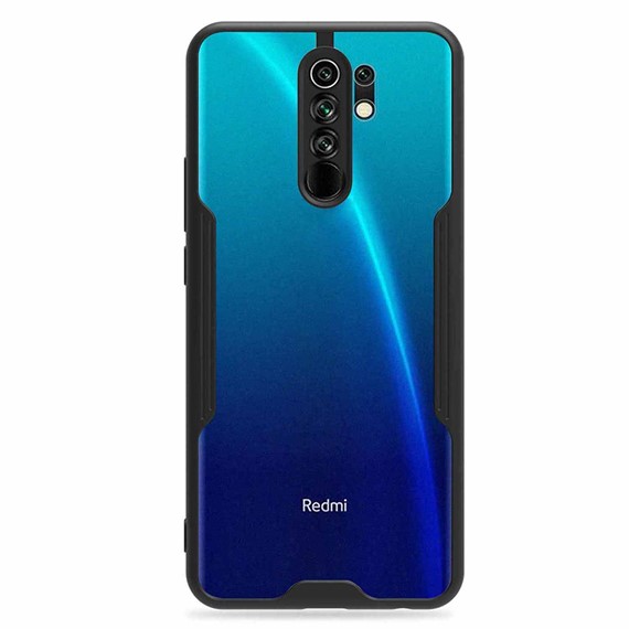 Microsonic Xiaomi Redmi 9 Kılıf Paradise Glow Siyah 2