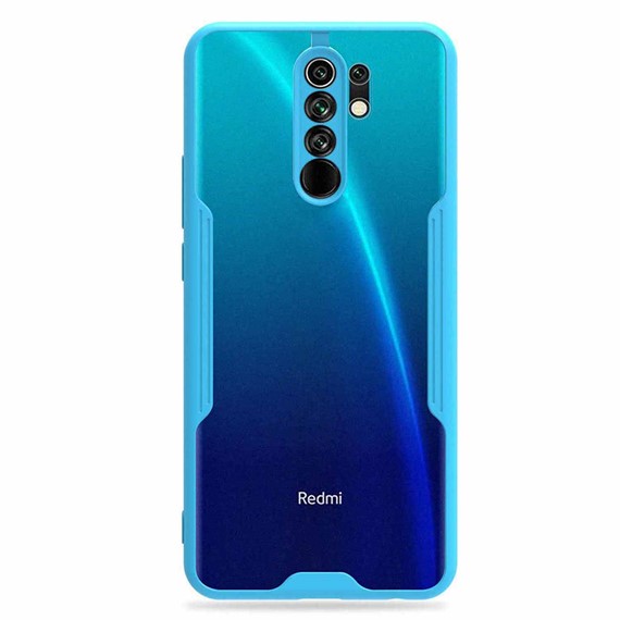 Microsonic Xiaomi Redmi 9 Kılıf Paradise Glow Turkuaz 2