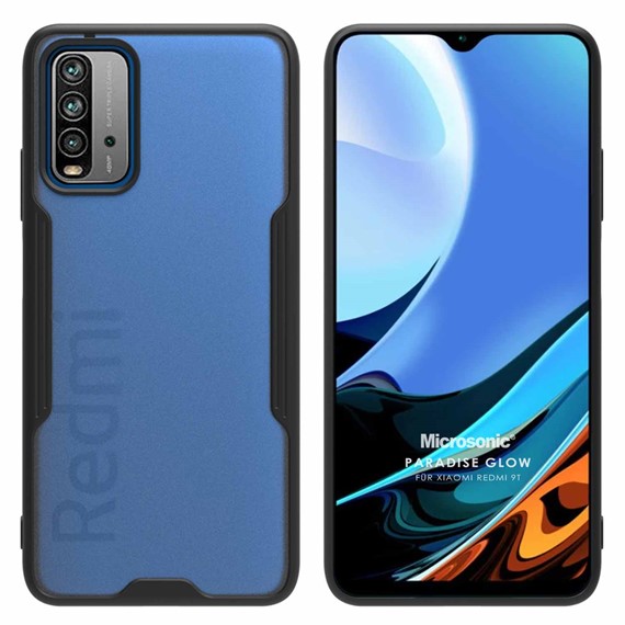 Microsonic Xiaomi Redmi 9T Kılıf Paradise Glow Siyah 1