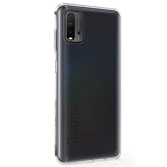 Microsonic Xiaomi Redmi 9T Kılıf Transparent Soft Beyaz 2