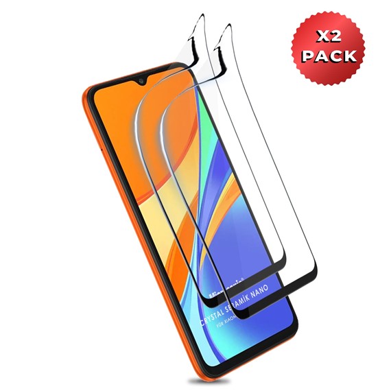 Microsonic Xiaomi Poco C40 Crystal Seramik Nano Ekran Koruyucu Siyah 2 Adet 2