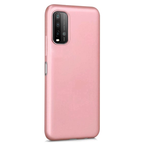 Microsonic Matte Silicone Xiaomi Redmi 9T Kılıf Rose Gold 2