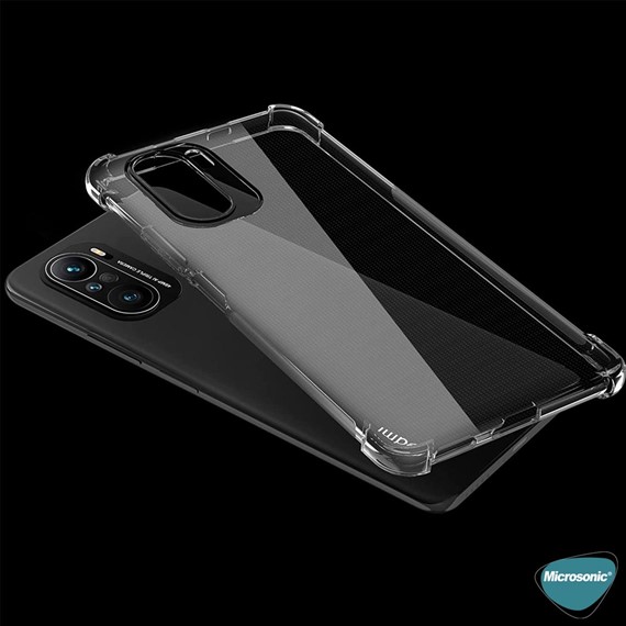 Microsonic Xiaomi Redmi K40 Pro Kılıf Shock Absorbing Şeffaf 5