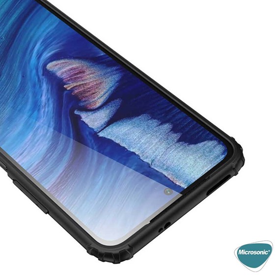 Microsonic Samsung Galaxy S24 Plus Kılıf Frosted Frame Siyah 7