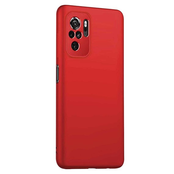 Microsonic Matte Silicone Xiaomi Redmi Note 10S Kılıf Kırmızı 2