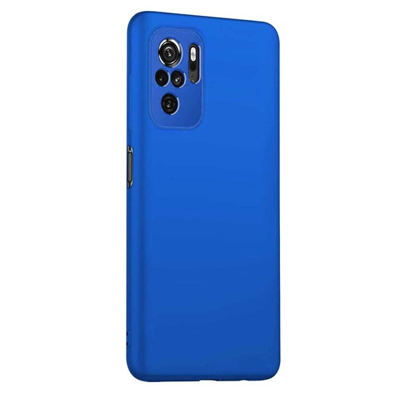 Microsonic Matte Silicone Xiaomi Redmi Note 10S Kılıf Mavi 2