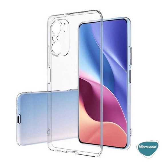 Microsonic Xiaomi Redmi Note 10S Kılıf Transparent Soft Beyaz 3