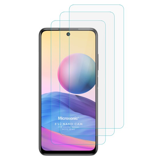 Microsonic Xiaomi Redmi Note 11 SE Screen Protector Nano Glass Cam Ekran Koruyucu 3 lü Paket 2