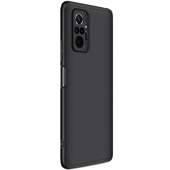 Microsonic Xiaomi Redmi Note 10 Pro Kılıf Double Dip 360 Protective Siyah 2