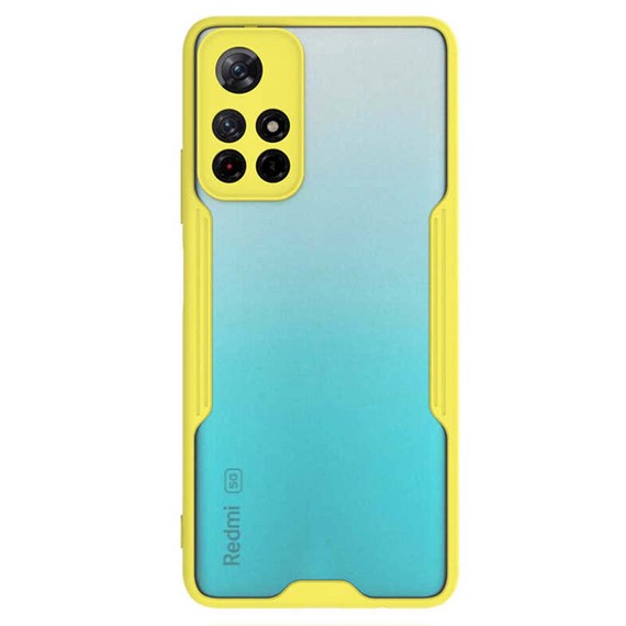 Microsonic Xiaomi Redmi Note 11 Pro Plus Kılıf Paradise Glow Sarı 2