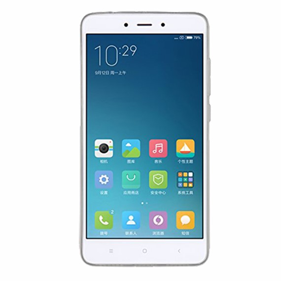 Microsonic Xiaomi Redmi Note 4X Kılıf Transparent Soft Beyaz 3