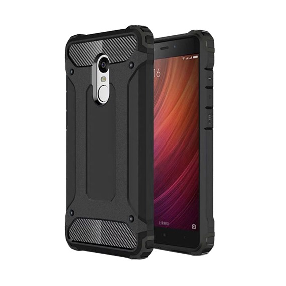 Microsonic Xiaomi Redmi Note 4X Kılıf Rugged Armor Siyah 1