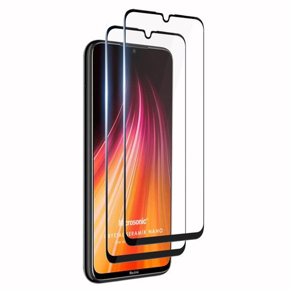 Microsonic Xiaomi Redmi Note 8 Crystal Seramik Nano Ekran Koruyucu Siyah 2 Adet 1