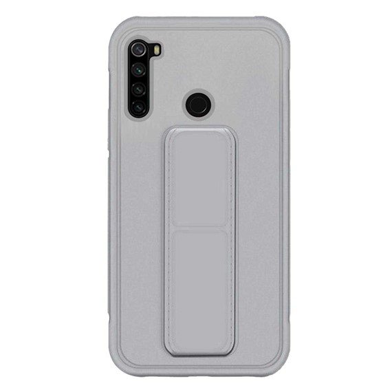 Microsonic Xiaomi Redmi Note 8 Kılıf Hand Strap Gri 2