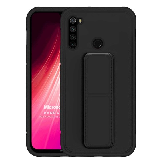 Microsonic Xiaomi Redmi Note 8 Kılıf Hand Strap Siyah 1