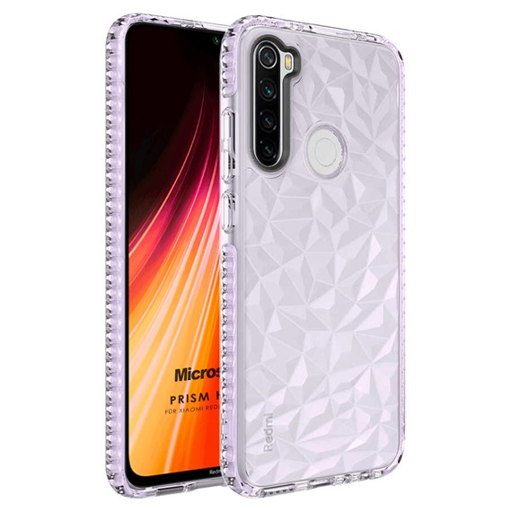 Microsonic Xiaomi Redmi Note 8 Kılıf Prism Hybrid Mor 1