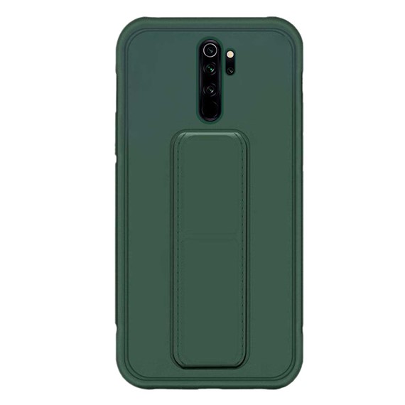 Microsonic Xiaomi Redmi Note 8 Pro Kılıf Hand Strap Koyu Yeşil 2