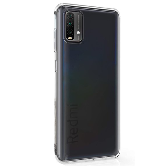 Microsonic Xiaomi Redmi Note 9 4G Kılıf Transparent Soft Beyaz 2