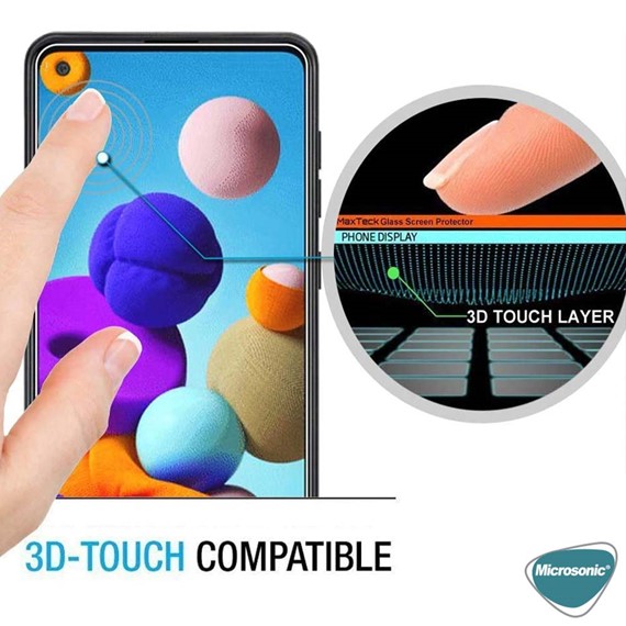 Microsonic Realme C25 Tempered Glass Cam Ekran Koruyucu 4