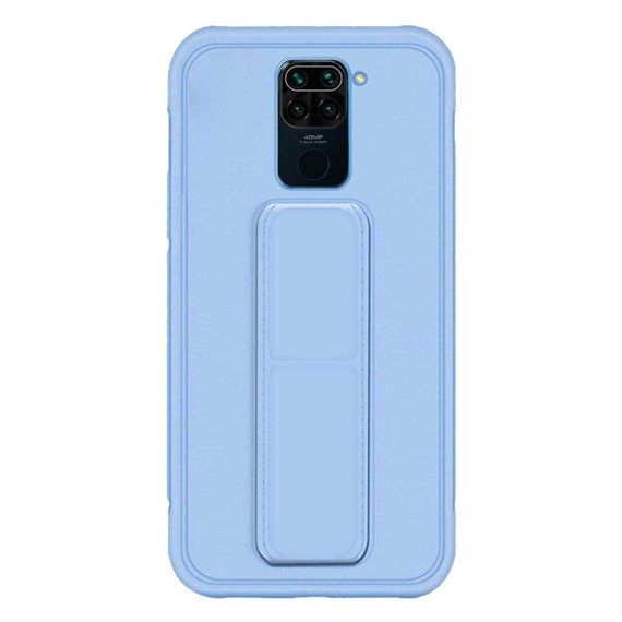 Microsonic Xiaomi Redmi Note 9 Kılıf Hand Strap Mavi 2