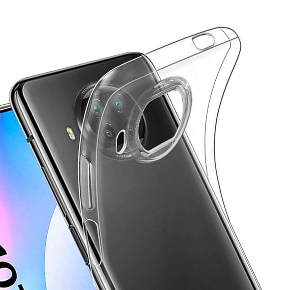 Microsonic Xiaomi Redmi Note 9 Pro 5G Kılıf Transparent Soft Beyaz 8