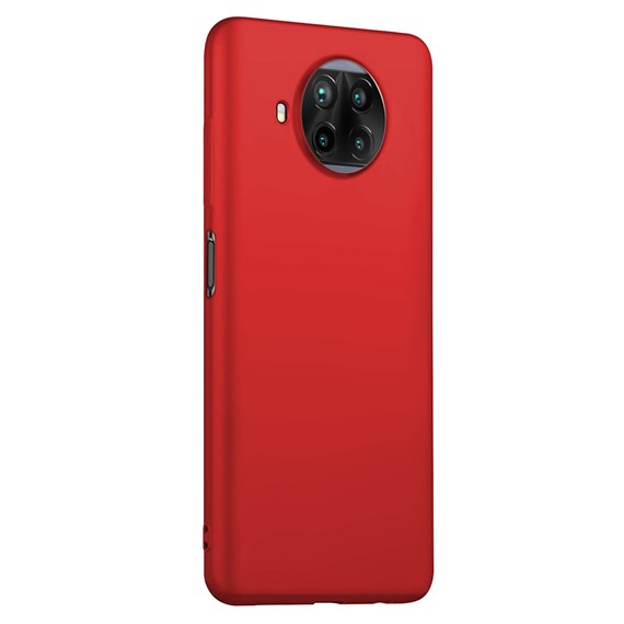 Microsonic Matte Silicone Xiaomi Redmi Note 9 Pro 5G Kılıf Kırmızı 2