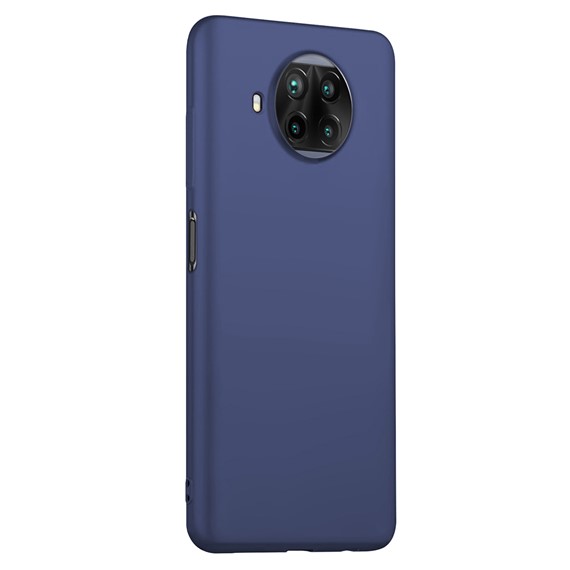 Microsonic Matte Silicone Xiaomi Redmi Note 9 Pro 5G Kılıf Lacivert 2