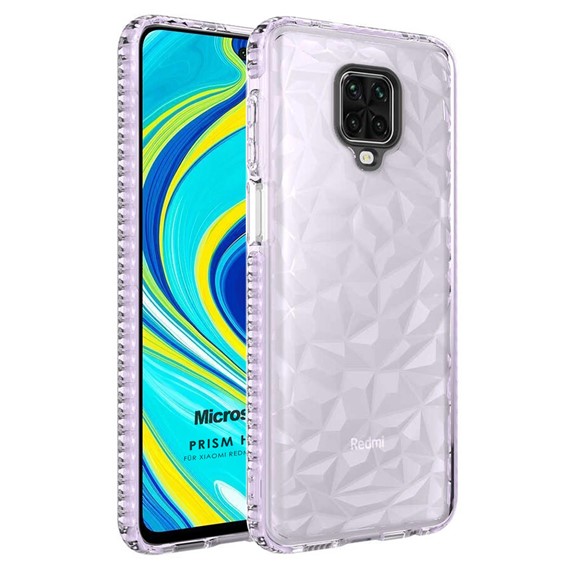 Microsonic Xiaomi Redmi Note 9 Pro Max Kılıf Prism Hybrid Mor 1