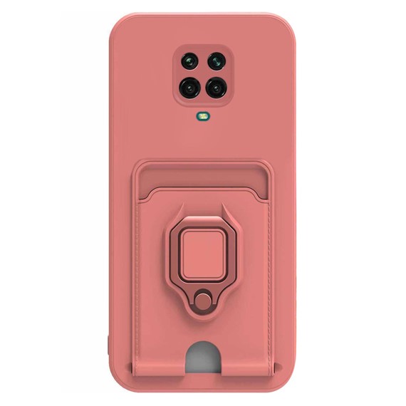 Microsonic Xiaomi Redmi Note 9S Kılıf Multifunction Silicone Pembe 2